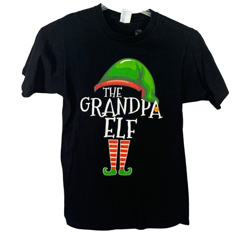 The Grandpa Elf T-Shirt Mens Size Small